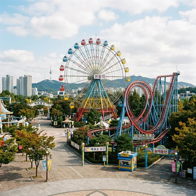 amusement park (놀이공원)