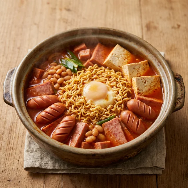 sausage-and-ham stew (부대찌개)