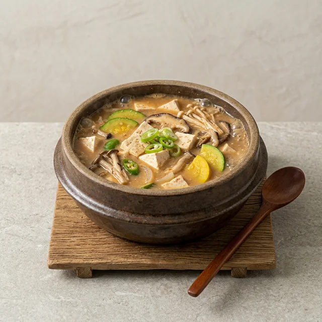 soybean-paste stew (된장찌개)