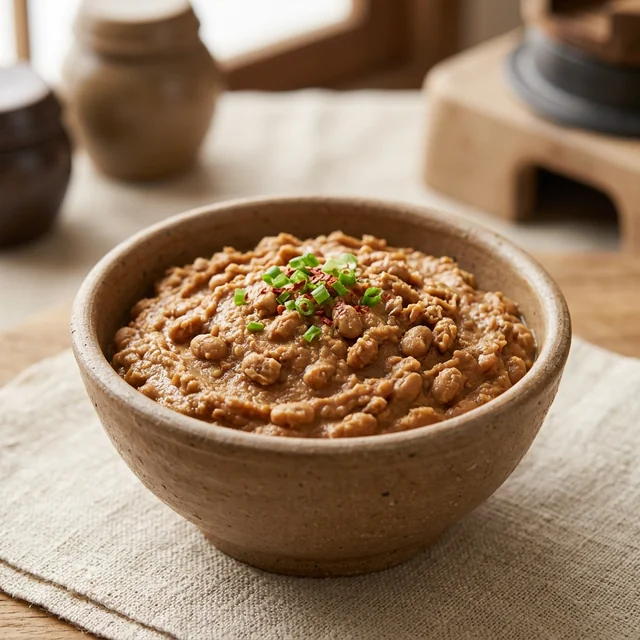 fermented soybean paste (된장)