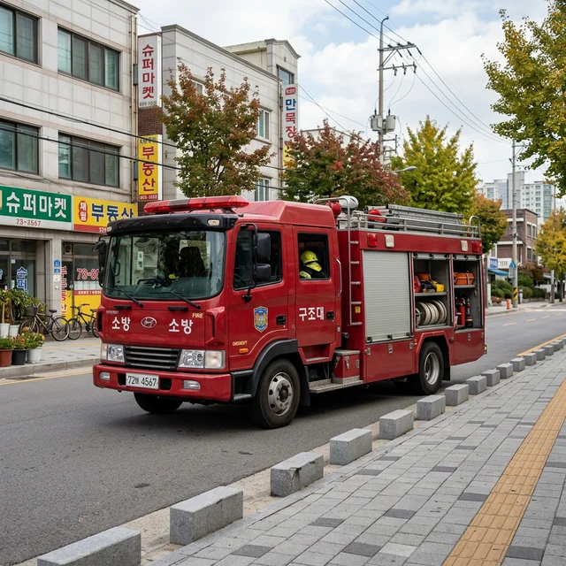 fire engine (소방차)