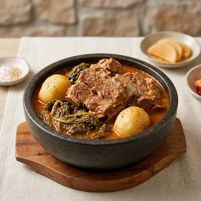 pork-bone stew (감자탕)