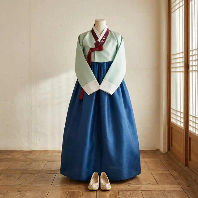 hanbok (traditional Korean clothing) (한복)