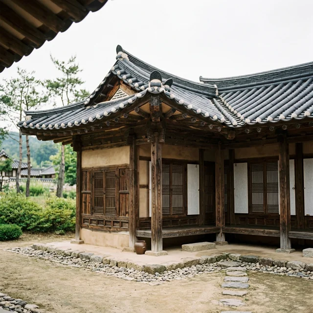 traditional Korean house (한옥)
