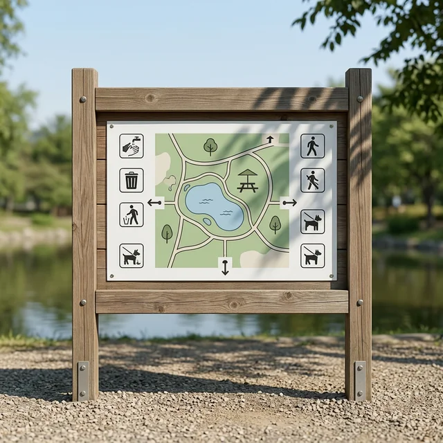 information board (안내판)