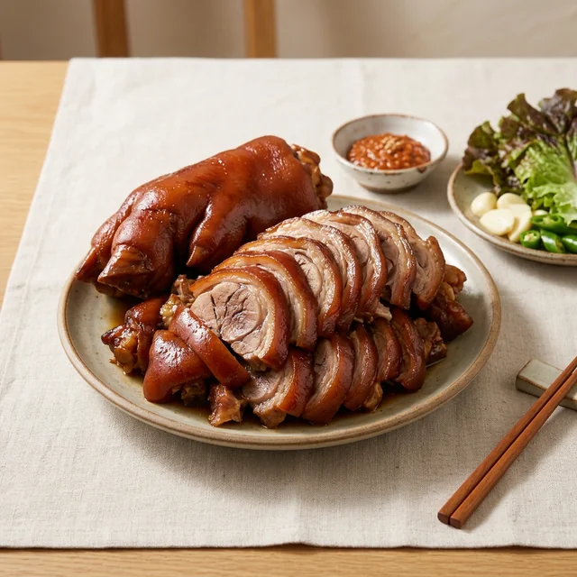 braised pig feet (족발)