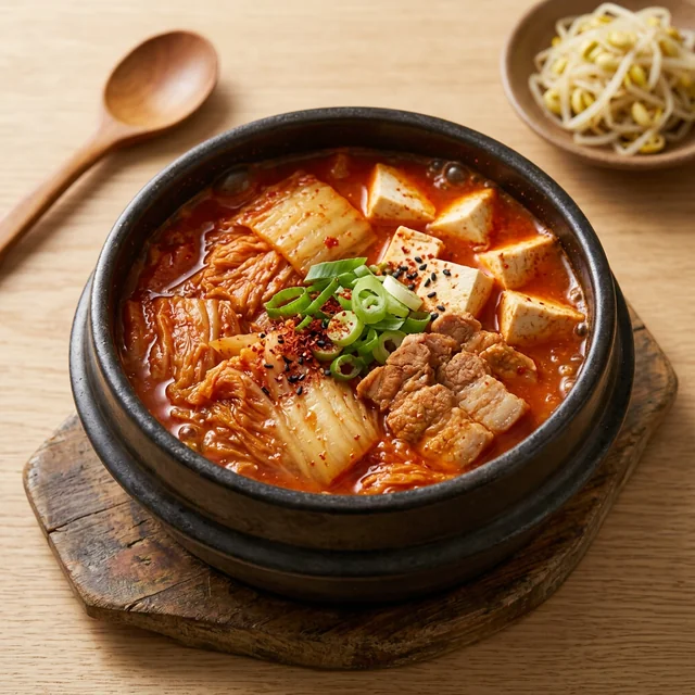 kimchi stew (김치찌개)