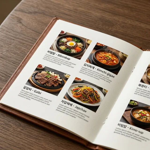 menu (메뉴판)