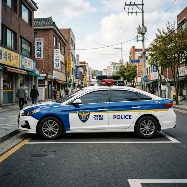 police car (경찰차)
