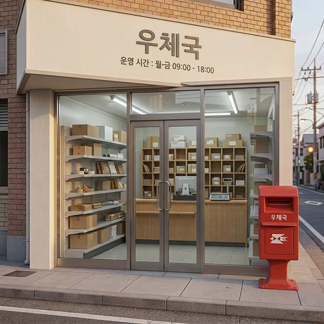 post office (우체국)