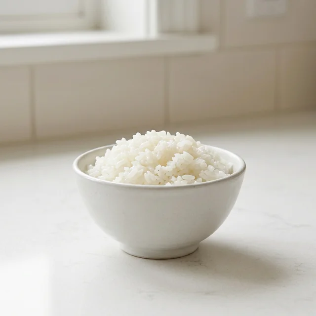 cooked rice (밥)