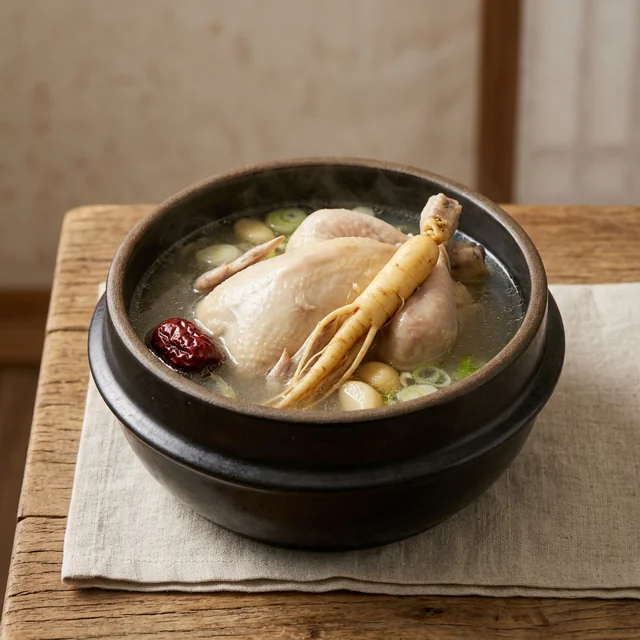ginseng chicken soup (삼계탕)