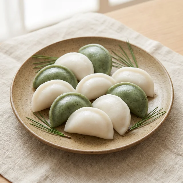 half-moon rice cake (송편)