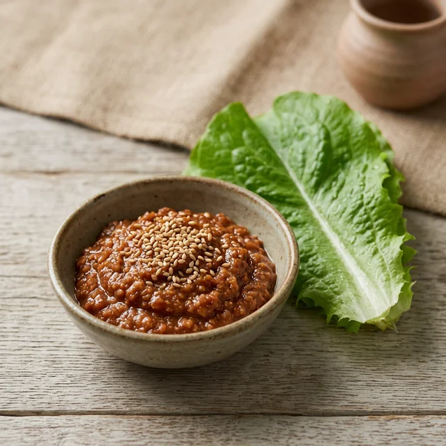 seasoned dipping paste (쌈장)