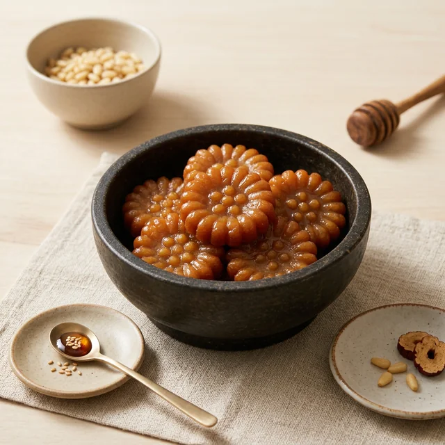 honey pastry (약과)